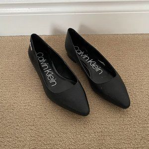 Calvin Klein Black Flats